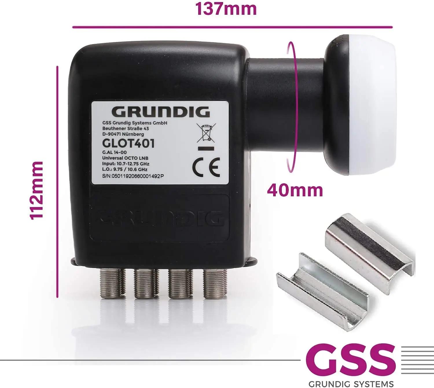 GSS must Octo LNB 8-le kasutajale – ilmastikukindel ja 4K-ready – pilt 6