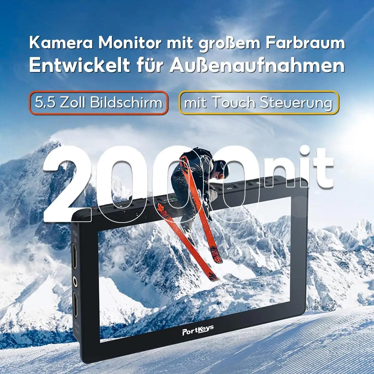 Portkeys metallist 5,5″ monitor — hele, vastupidav ja täpne – kasutusnäide