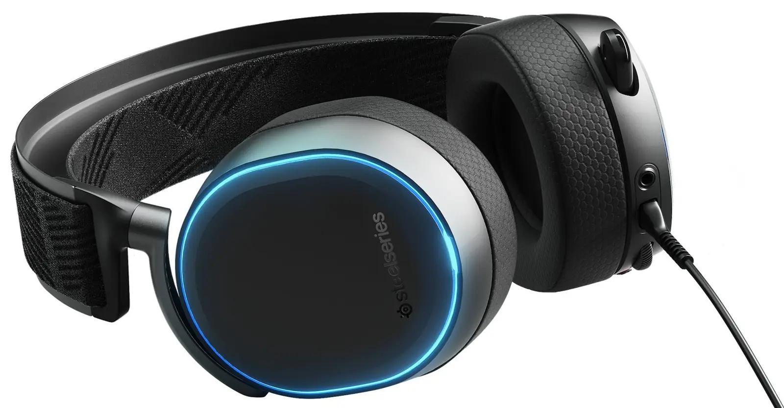 SteelSeries kvaliteetne Arctis Pro kõrvaklappide komplekt – pakend ja tarvikud