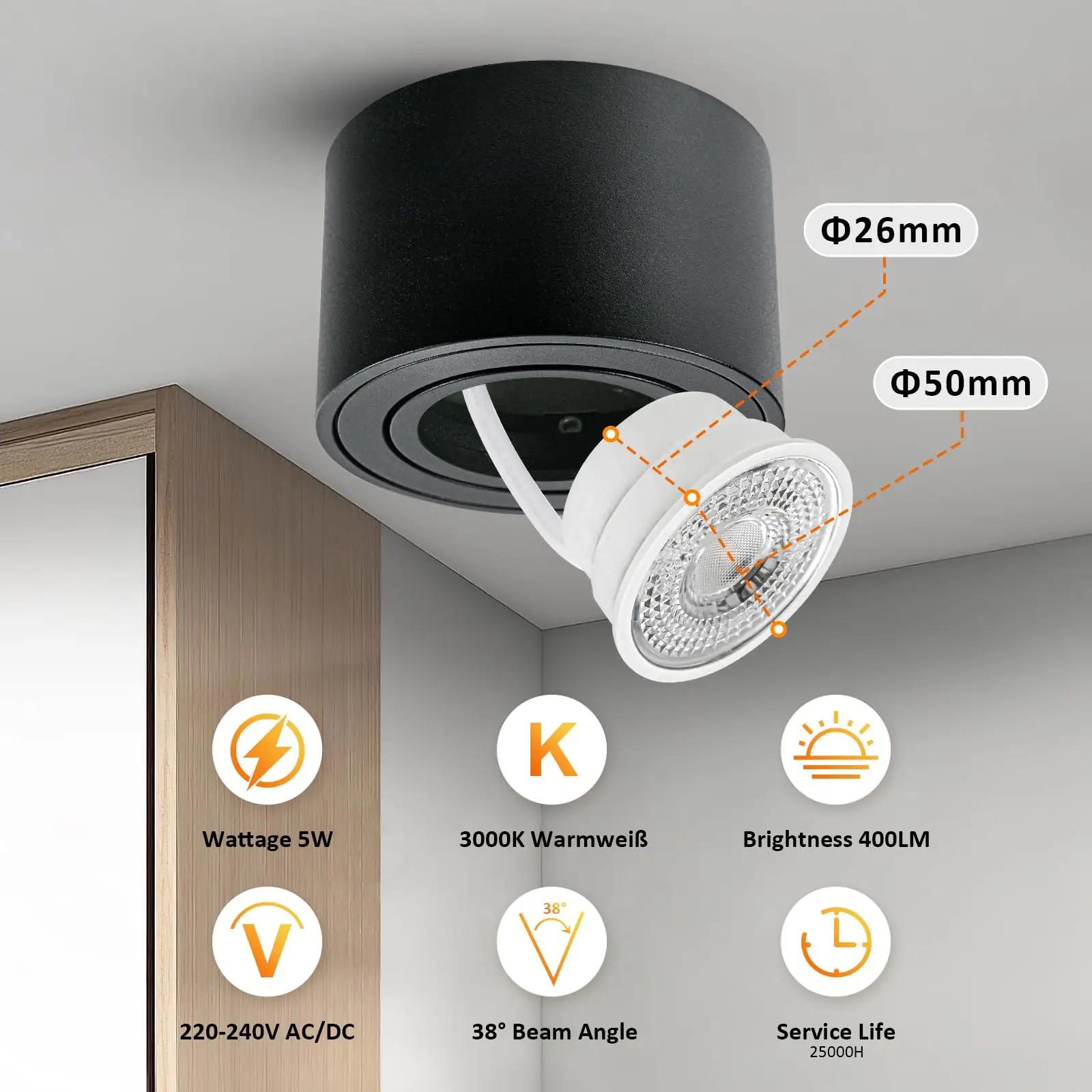 Gleonlux GL-07 3000K valgustus – detailne lähivaade