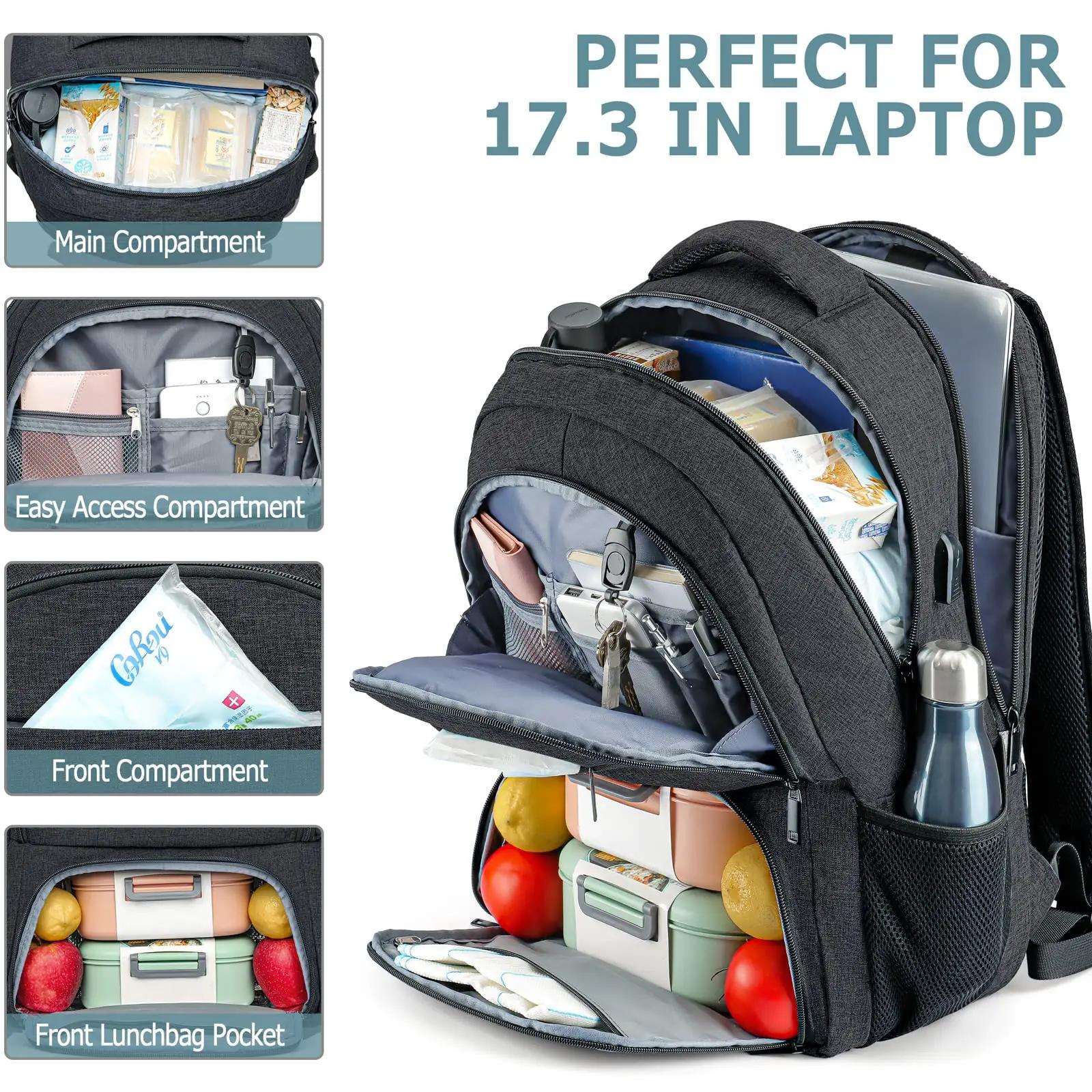 BIKROD vastupidav sülearvutikott 17,3″ USB-ühendusega – detailne vaade