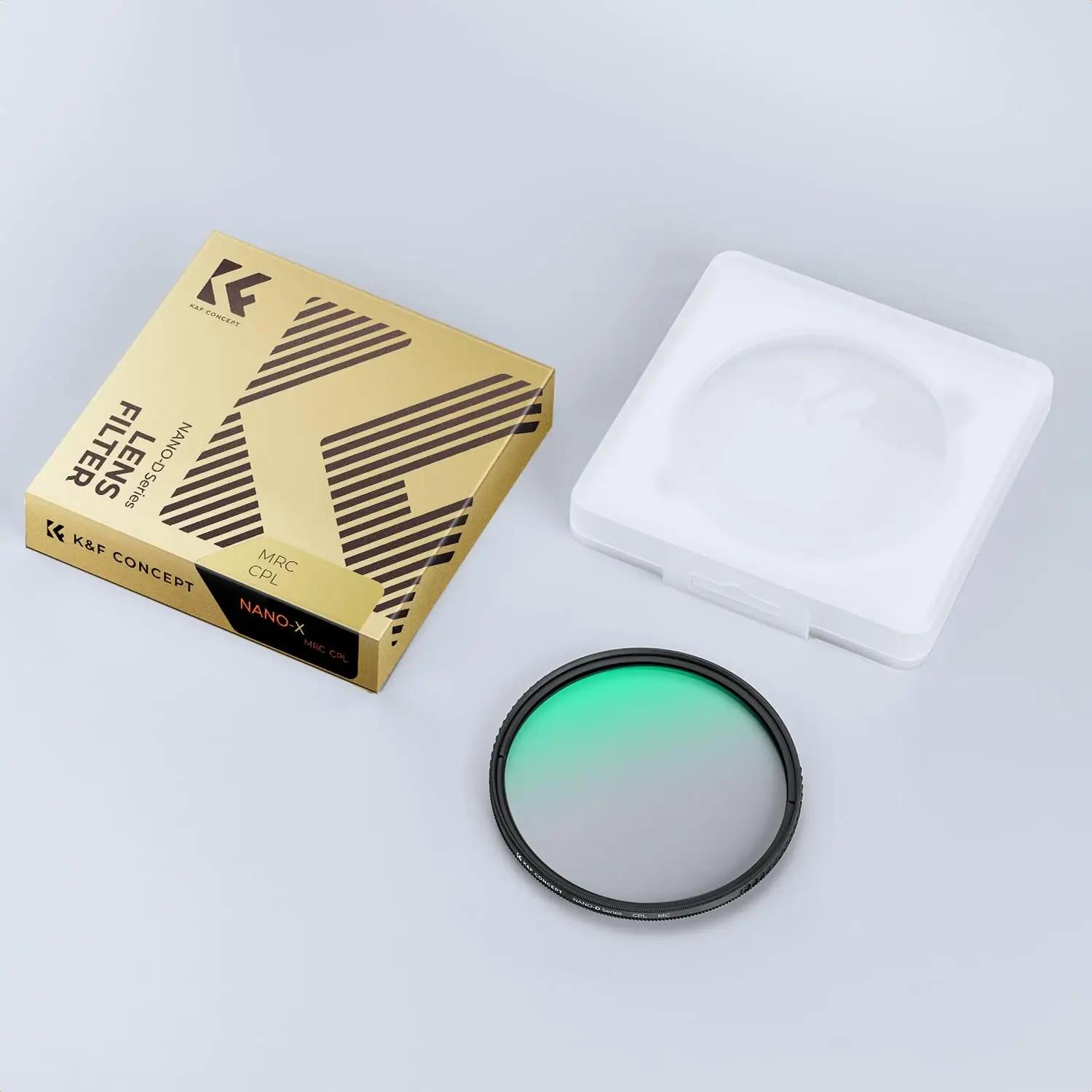 K&F CONCEPT kvaliteetne 67mm polariseeriv filter värvikülluse – pilt 7