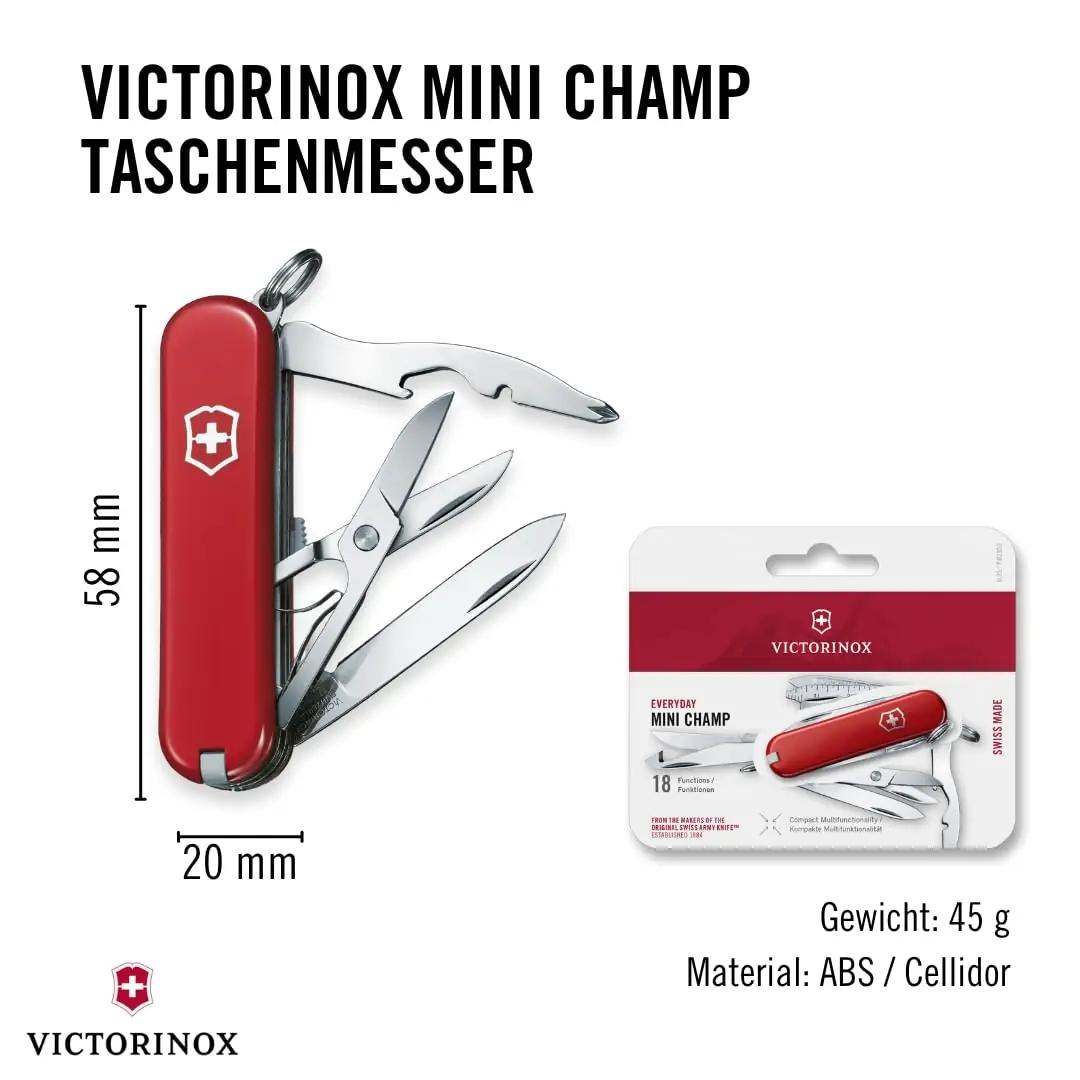Victorinox punane multitool – kerge taskunuga kingituseks – pakend ja tarvikud