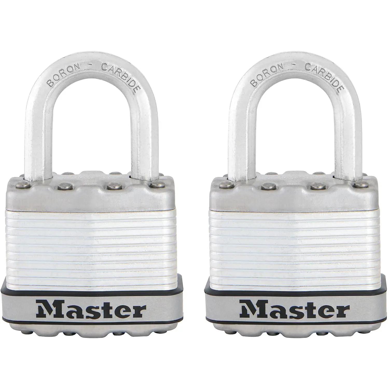 Master Lock vastupidav laminaatterasest külgklõps-lukk 2-pack