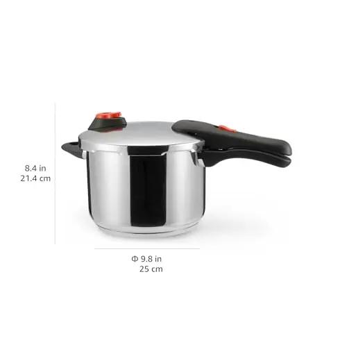 Amazon Basics roostevaba rõhkatel 6 l – kiire ja vastupidav – pilt 6