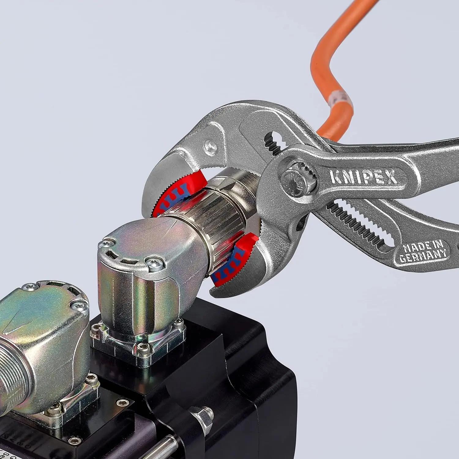 KNIPEX kroomitud veevoolikute tangid — tugev 250 mm tööriist – pakend ja tarvikud