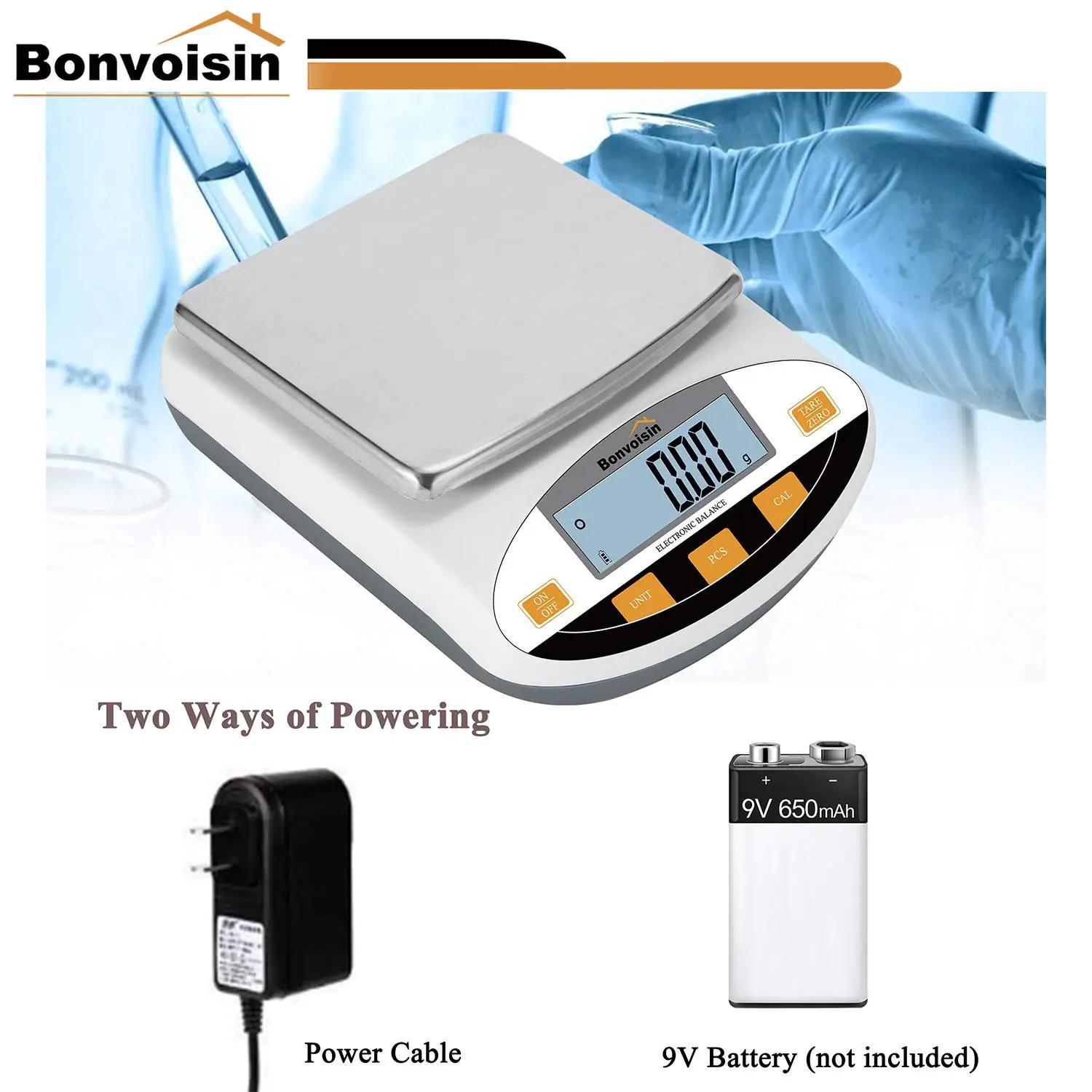 Bonvoisin täppiskaal 5000 g x 0,01 g – labori- ja ehtekasutus – lisavaade