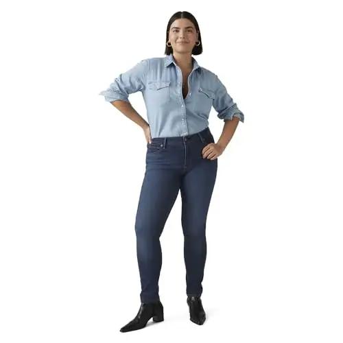 Levi’s mugavad bootcut teksad naistele — pehme puuvill – pilt 6