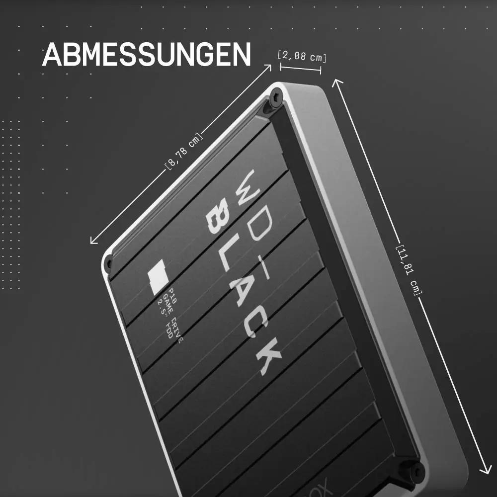 WD_BLACK WDBA5G0040BBK-WESN välised kõvakettad – detailne lähivaade