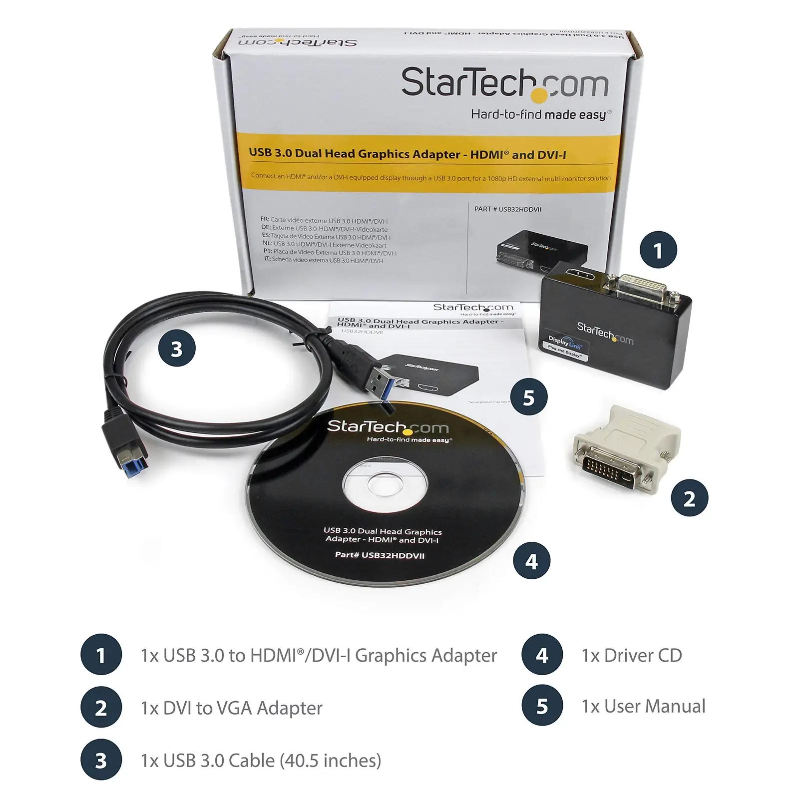 StarTech väline USB 3.0 videoadapter HDMI ja DVI jaoks – pilt 6