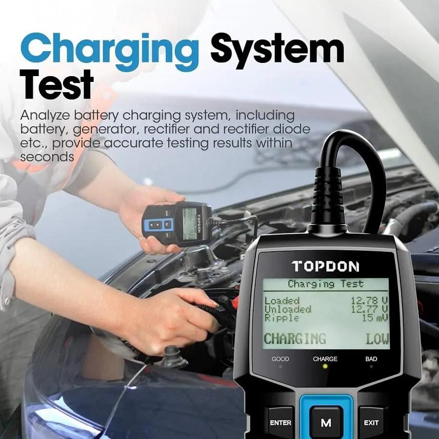 TOPDON akutester BT100 — täpne 12V diagnostika ja kingiidee – lisavaade