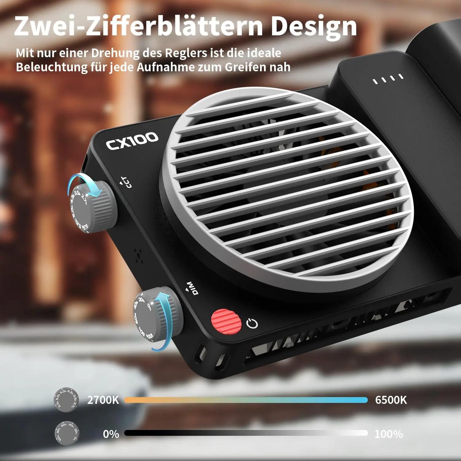 ZHIYUN kerge COB-videovalgus 100W – kaasaskantav ja akuvõimas – pilt 7