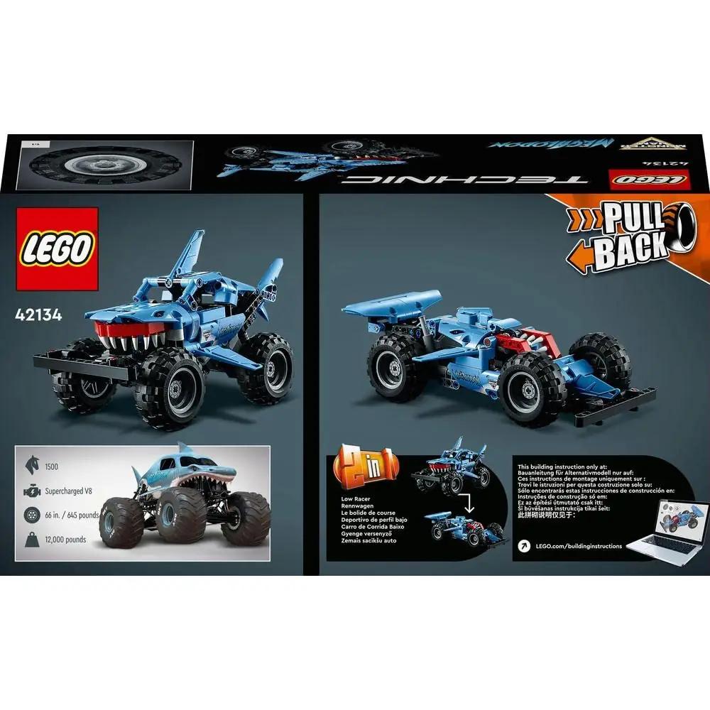 LEGO Technic Megalodon – haikujuline 2in1 monsterauto lastele – pilt 7