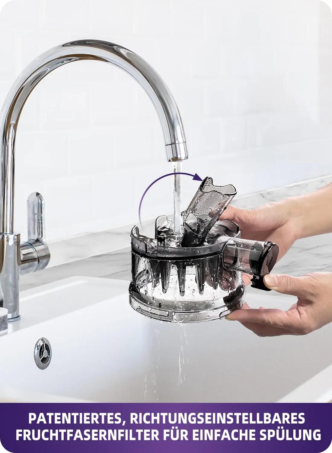 ACOQOOS must slow juicer tervete puu- ja köögiviljade jaoks – kasutusnäide