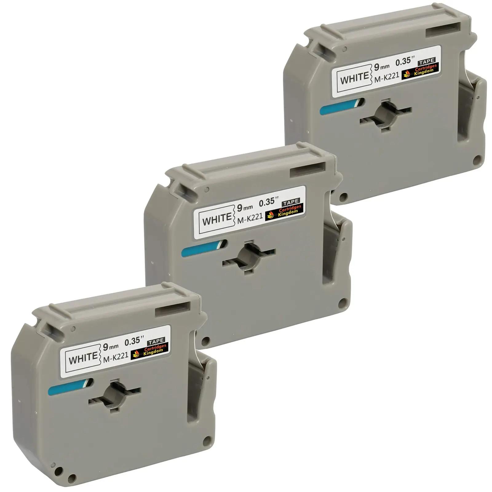 CARTRIDGES KINGDOM valge-sinine kirjelduslint 9 mm x 8 m