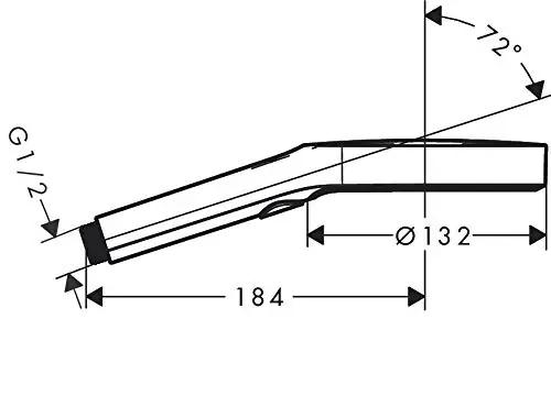 hansgrohe Rainfinity kroomitud käesdušš – 3 voolu – pilt 6