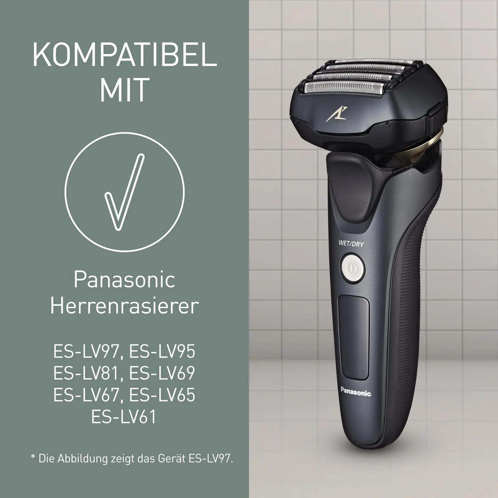 Panasonic terasest varuterad ja folii – täpne raseerimine – kasutusnäide