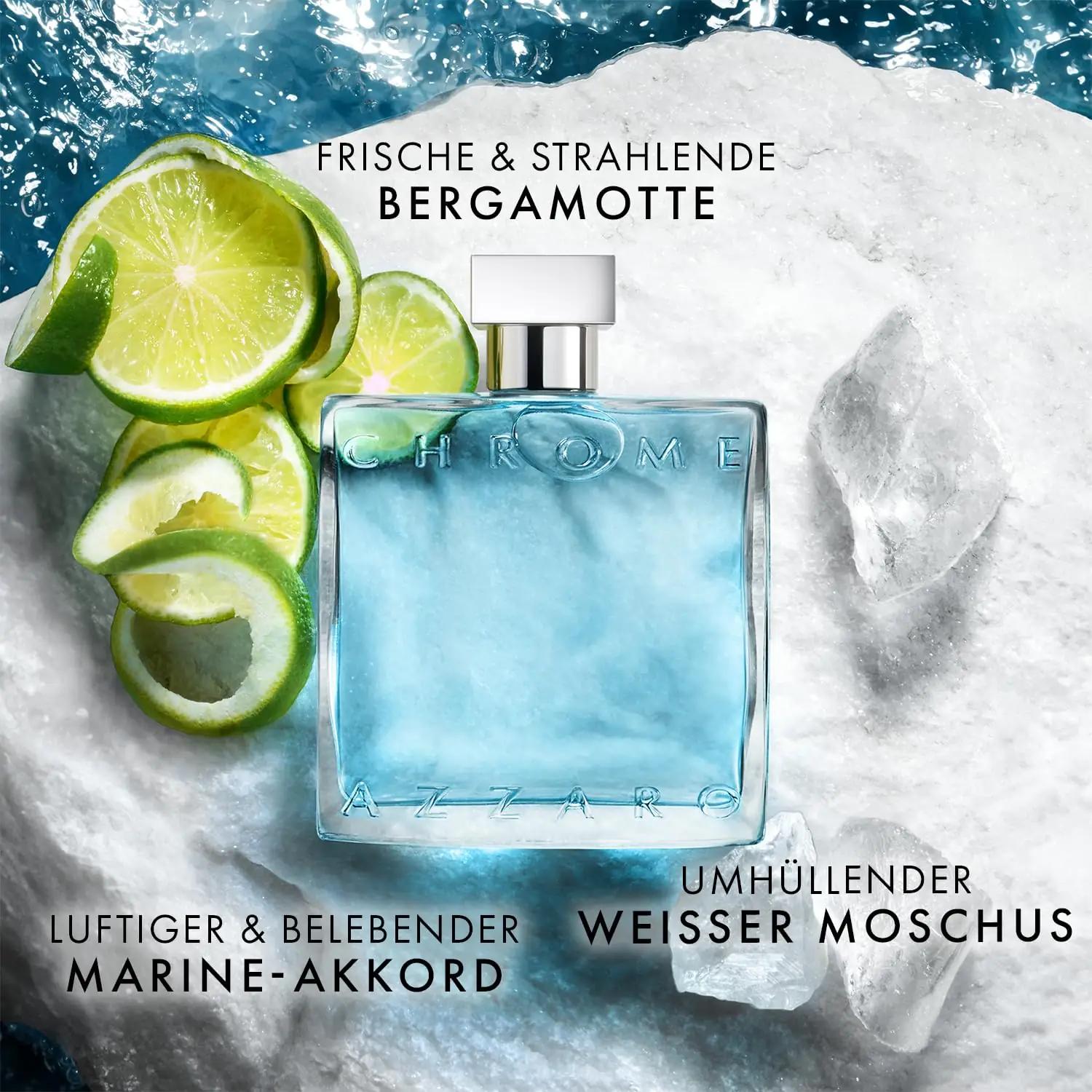 Azzaro Chrome 50 ml – värskendav meesparfüüm kingiidee – detailne vaade