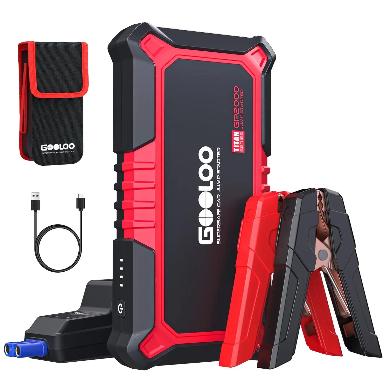 GOOLOO starthilfe powerbank – turvaline autoabi ja kiirlaadija