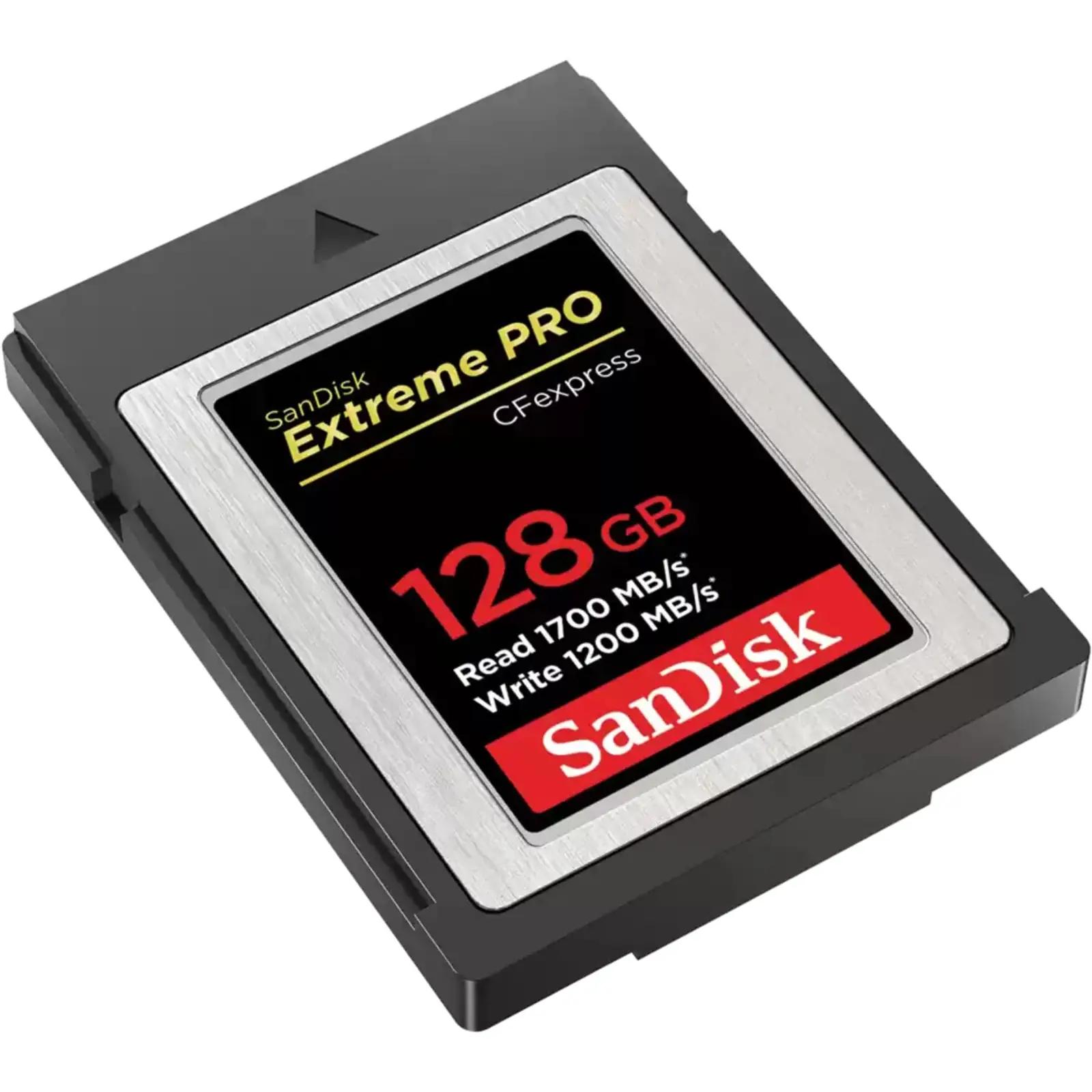 SanDisk SDCFE-128G-GN4IN mälukaardid – toote esivaade