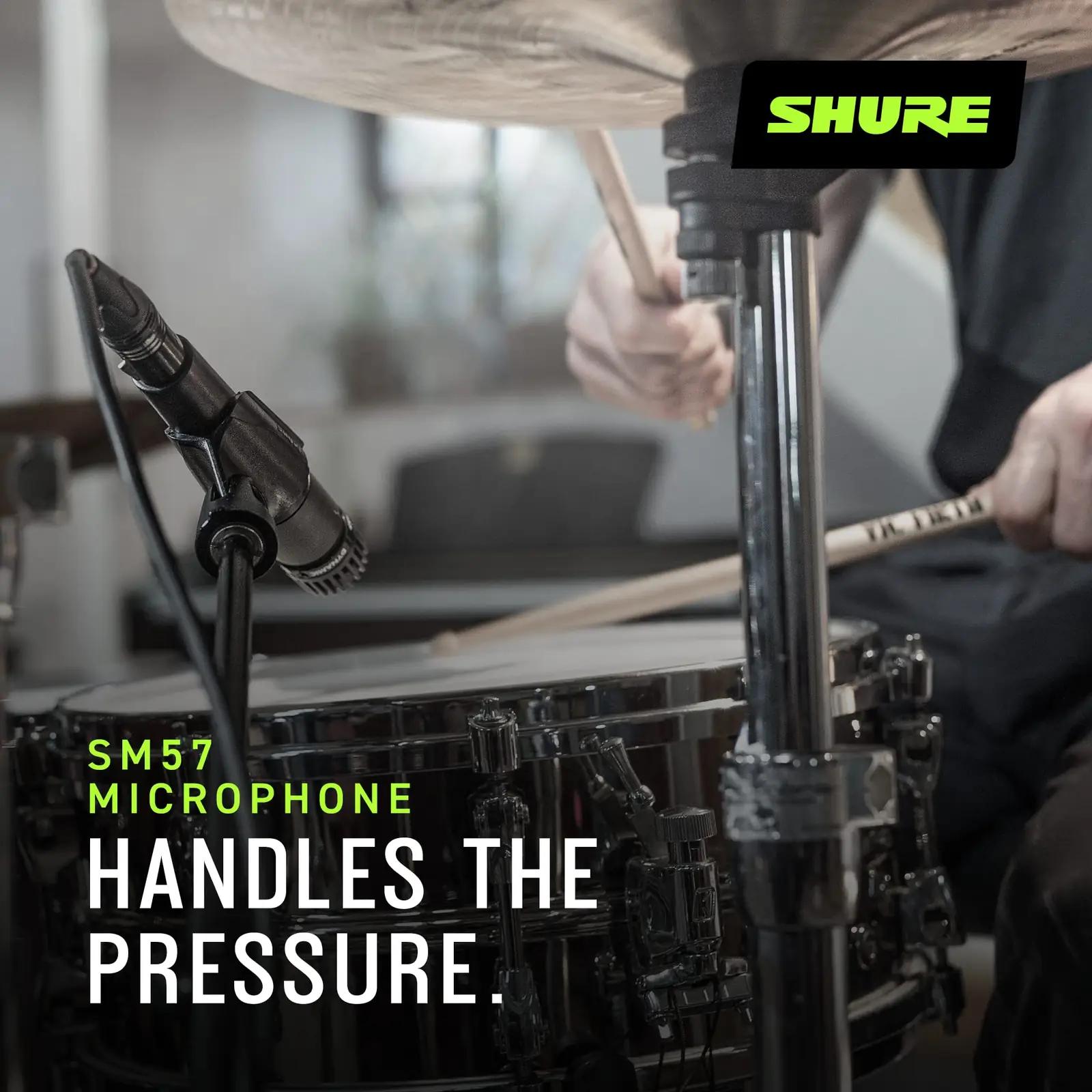 Shure vastupidav instrumentmikrofon kvaliteetse heli jaoks – kasutusnäide