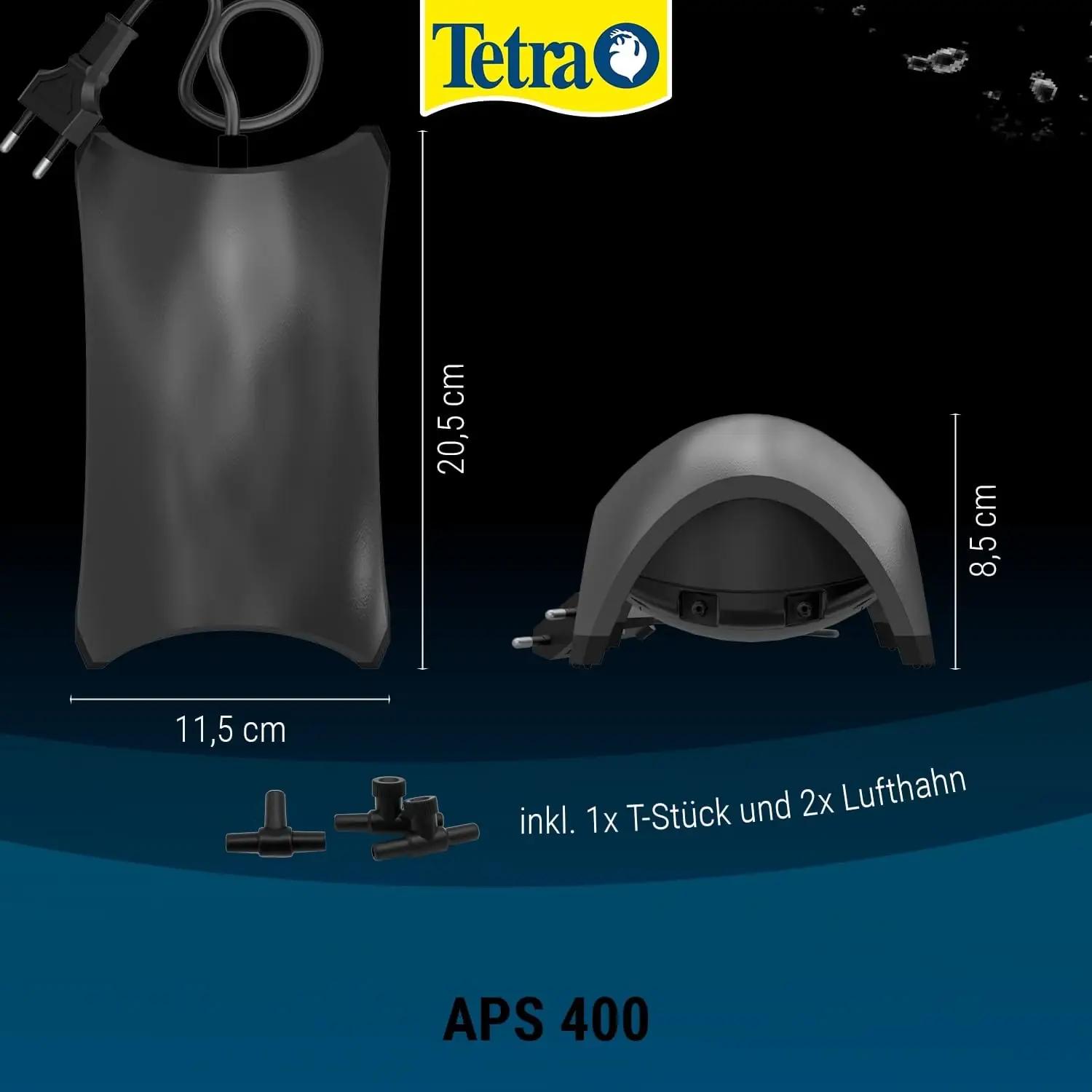 Tetra vaikne luftpump APS 400 – sobib 250–600 L akvaariumile – lisavaade