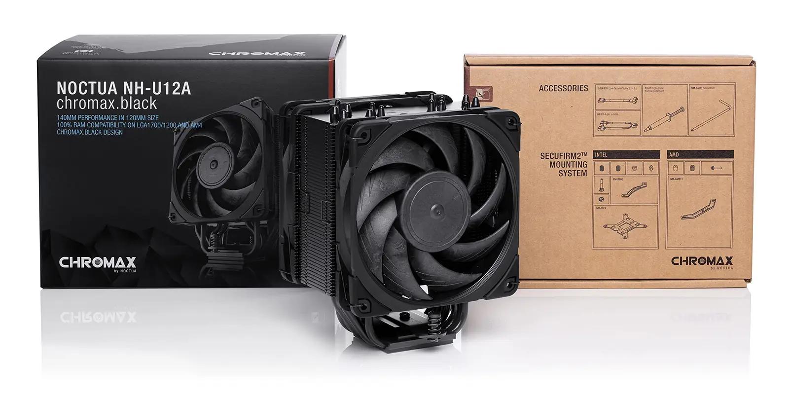 Noctua vaikne metallist CPU-jahuti — kompaktne jõudlus – kasutusnäide