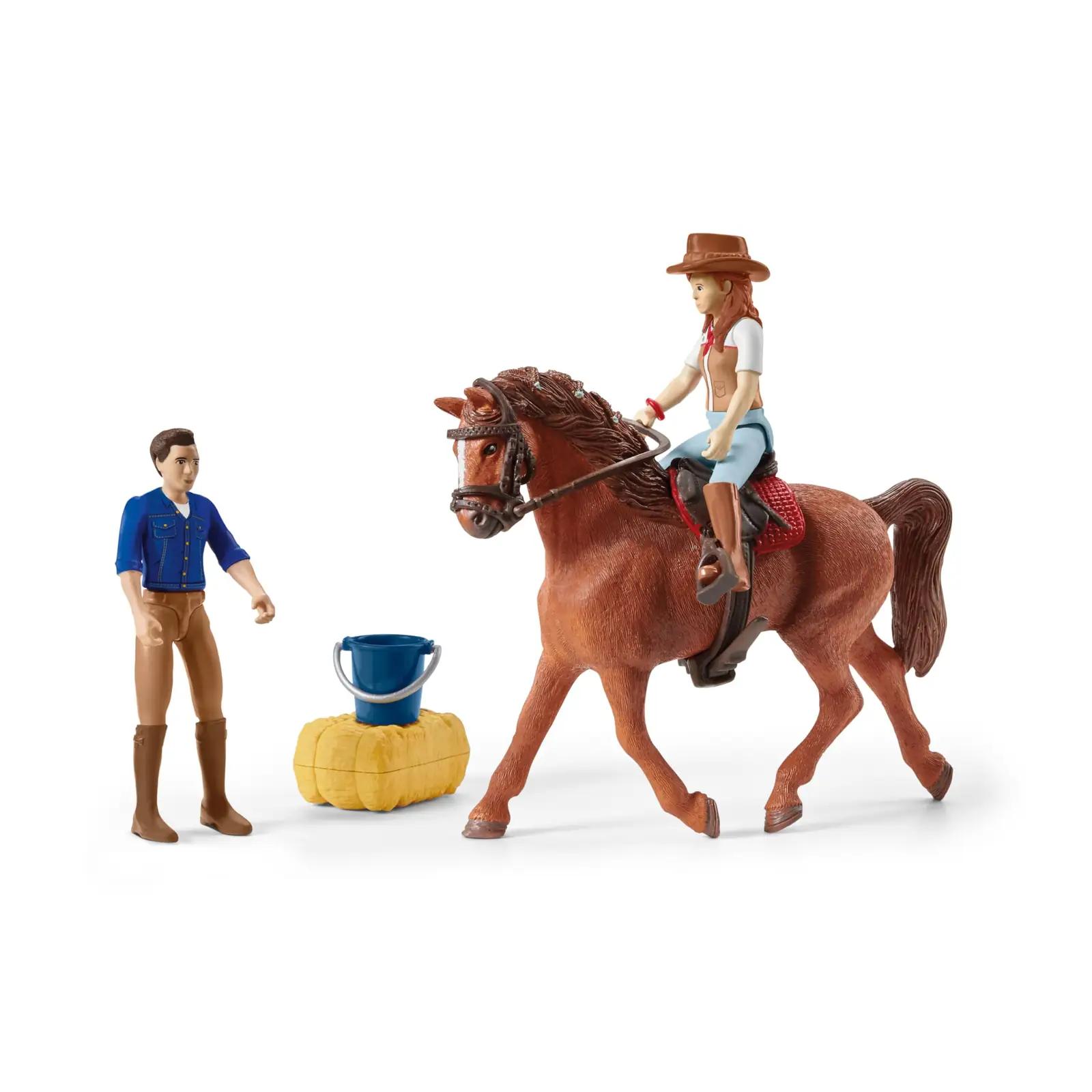 SCHLEICH mängukomplekt lapsele – auto ja hobusehaagis, kingitus – pilt 9