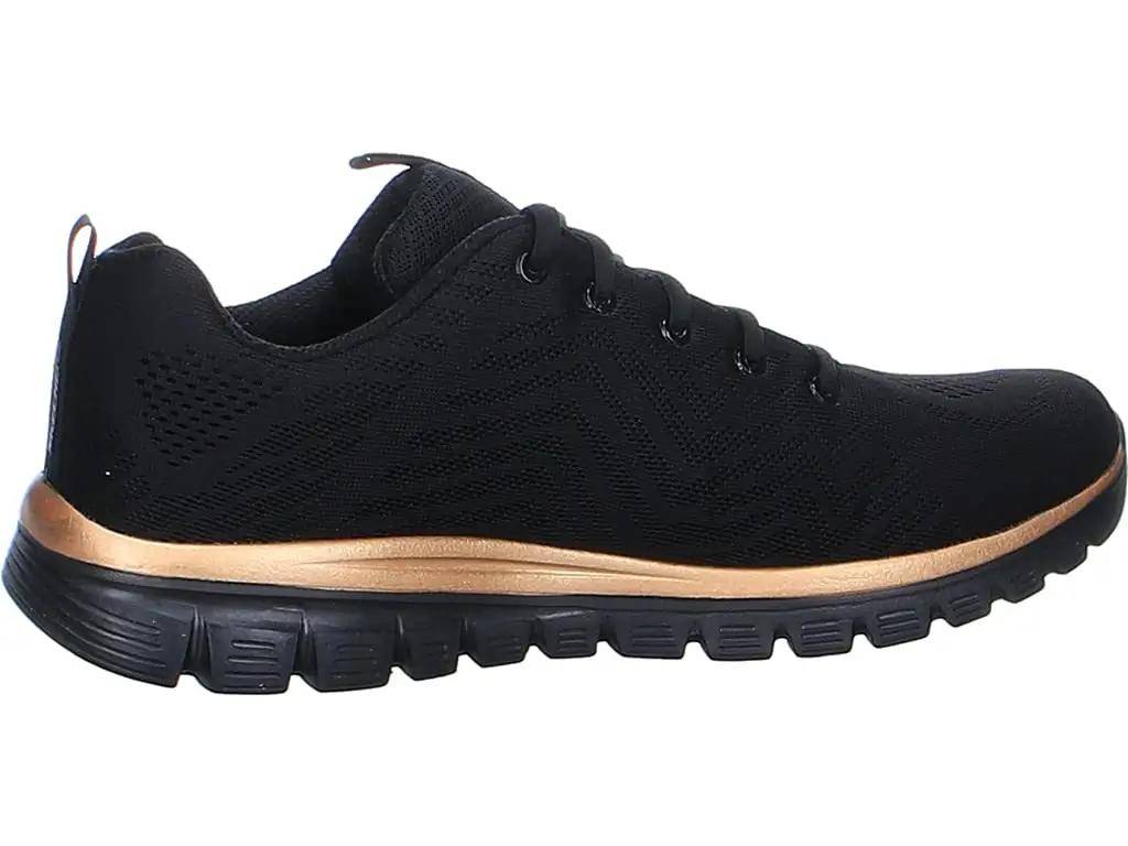 Skechers sportlik madala servaga toss – mugav metallviimistlus – detailne vaade