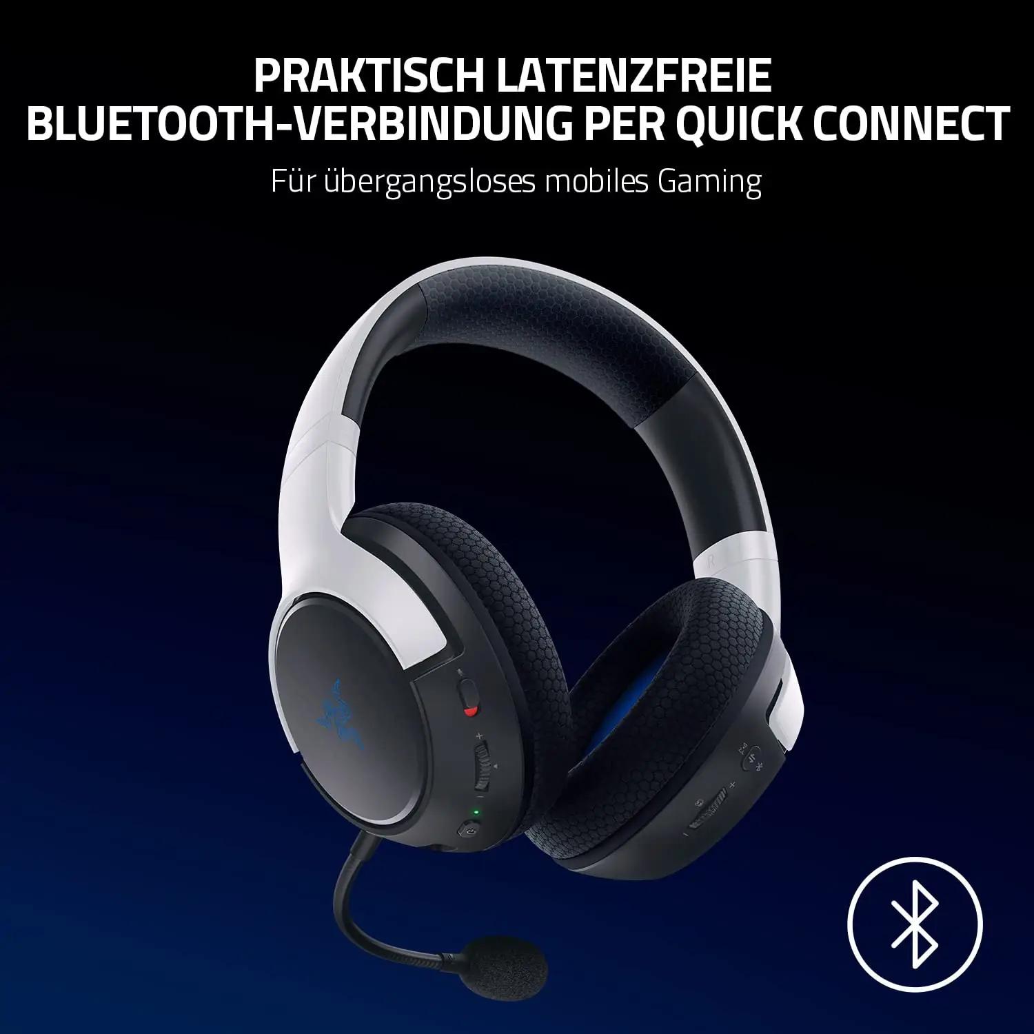 Razer mugav ja vastupidav juhtmevaba mängukõrvakomplekt PS5 jaoks – lisavaade
