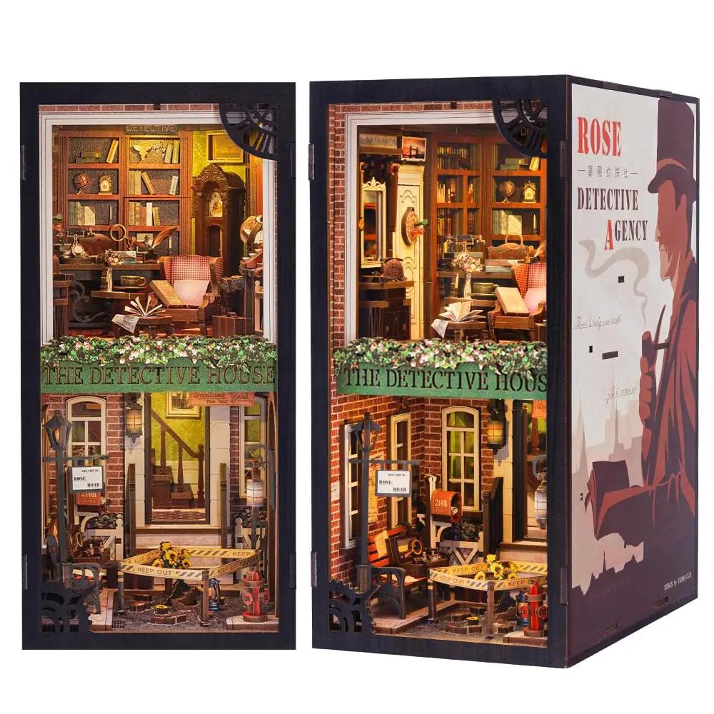 CUTEBEE puit Book Nook komplekt – detektiivstuudio miniatuur