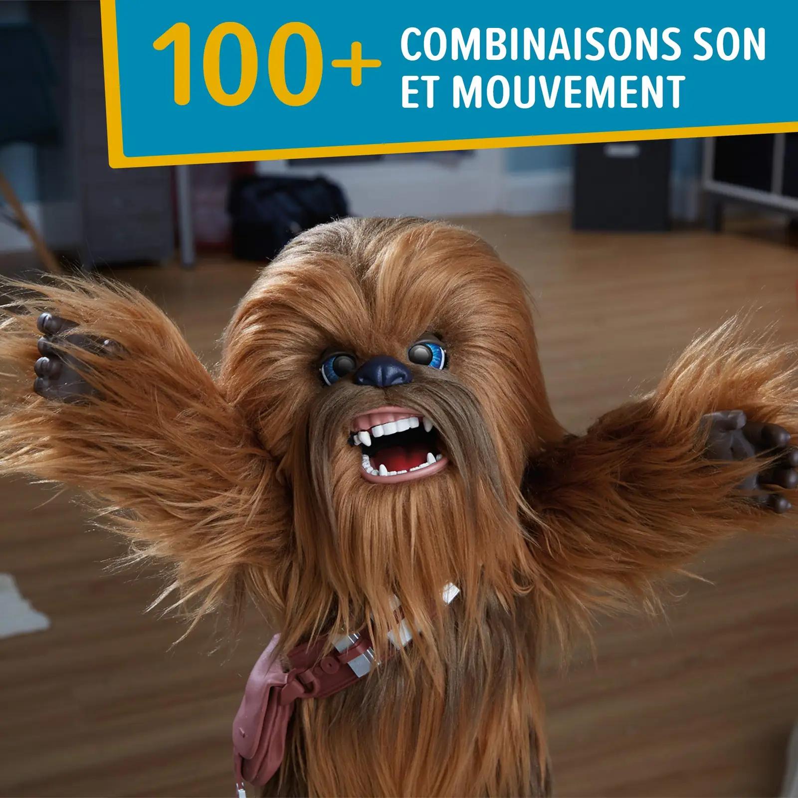 Star Wars Chewbacca pehme plüüs — interaktiivne kogemusekingitus – kasutusnäide