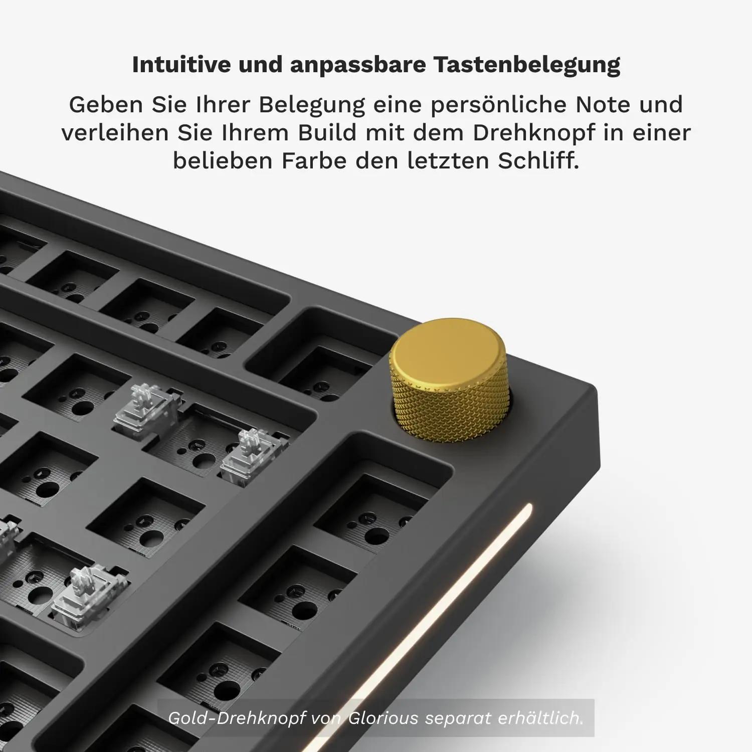 Glorious alumiiniumist 75% barebones klaviatuur mängimiseks ja – pilt 7
