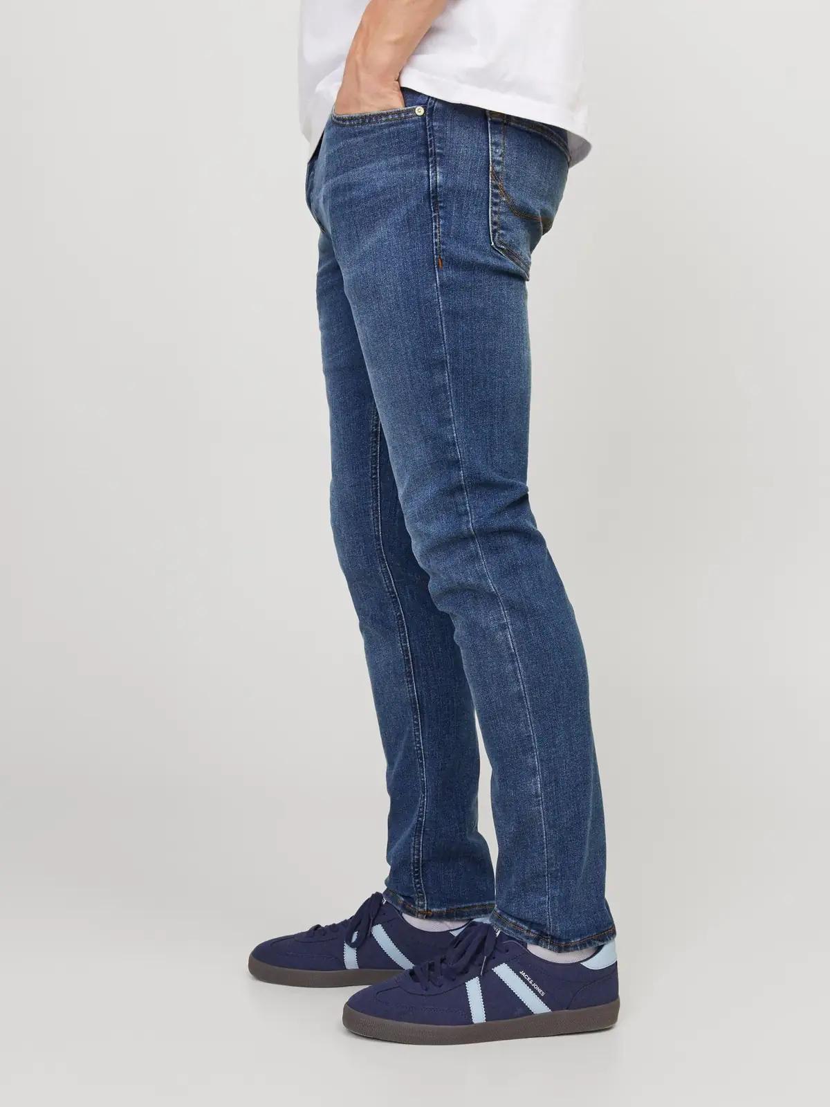 JACK & JONES sinised slim-farkud – mugav naturaalne puuvill – pilt 7
