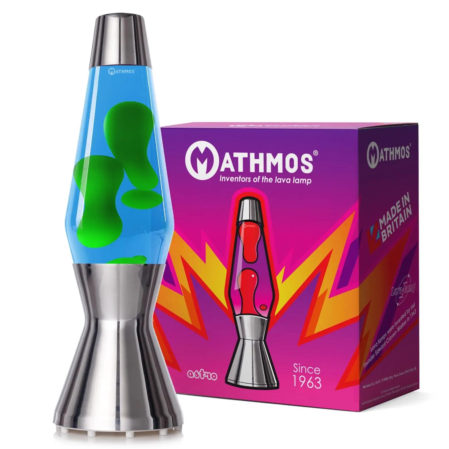 Mathmos Astro lavalampe sinine-roheline — klassikaline – pilt 8