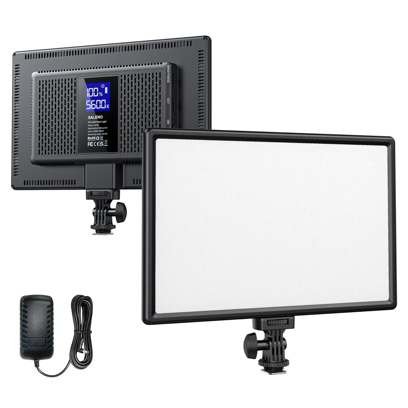 RaLeno LED-videovalgus dimmitav ja kaasaskantav, sobiv stuudioks