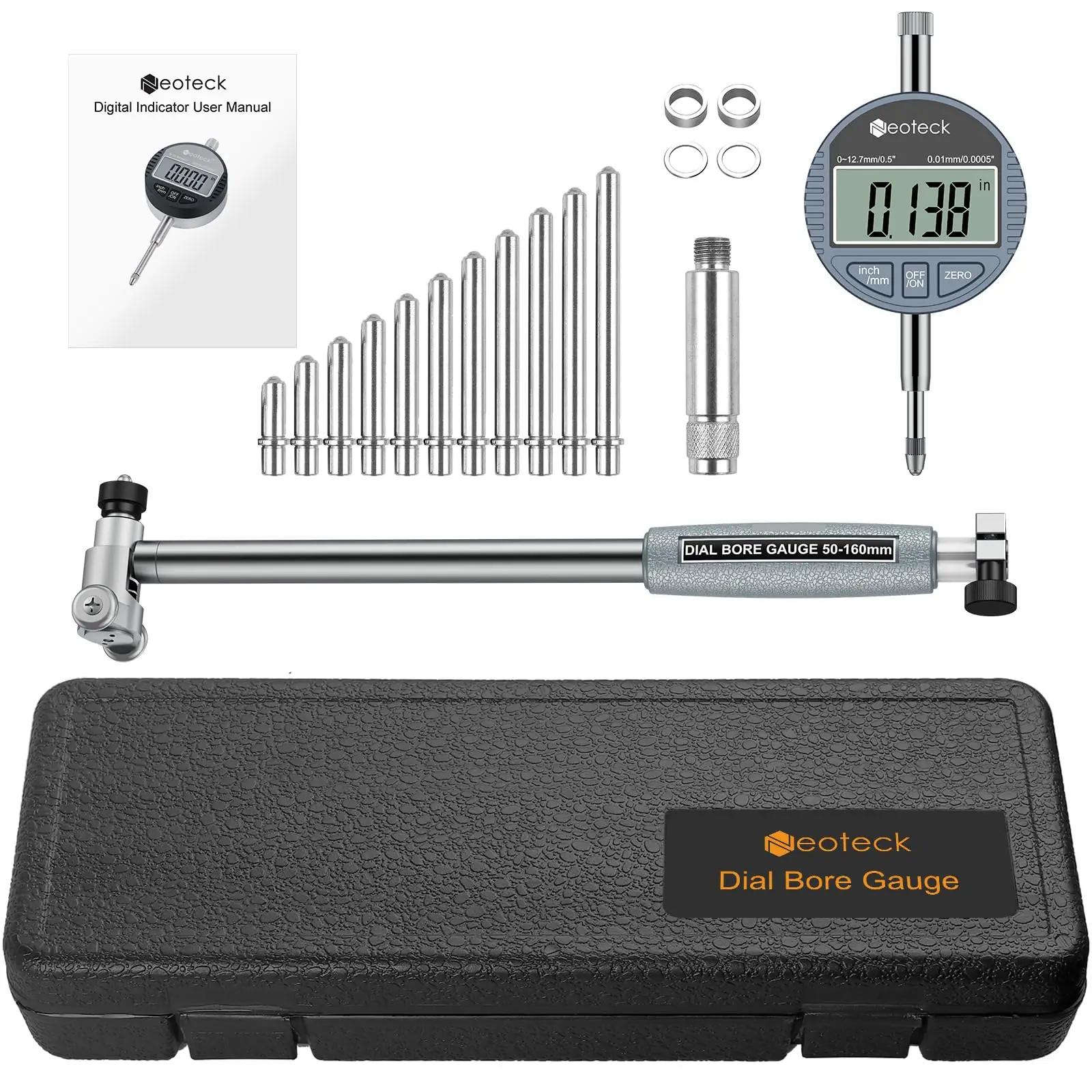 Neoteck täppismõõtur komplekt 50–160 mm — alumiinium – pilt 7