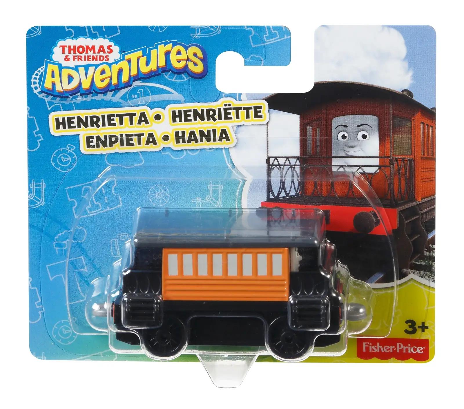 Thomas & Friends oranž metallist mängurong Henrietta – kasutusnäide