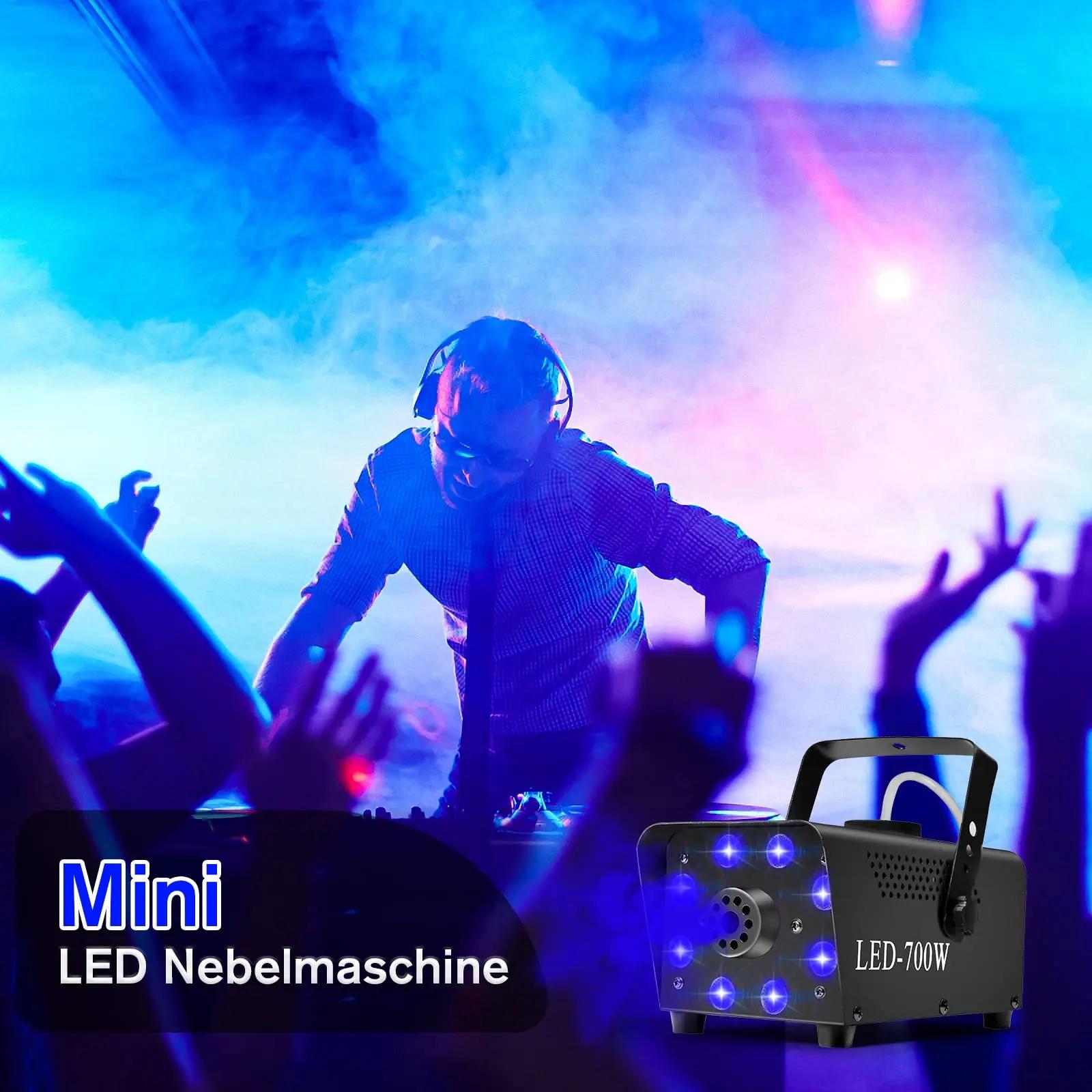 Katomi dekoratiivne 700W suitsumasin RGB-valgustusega – lisavaade