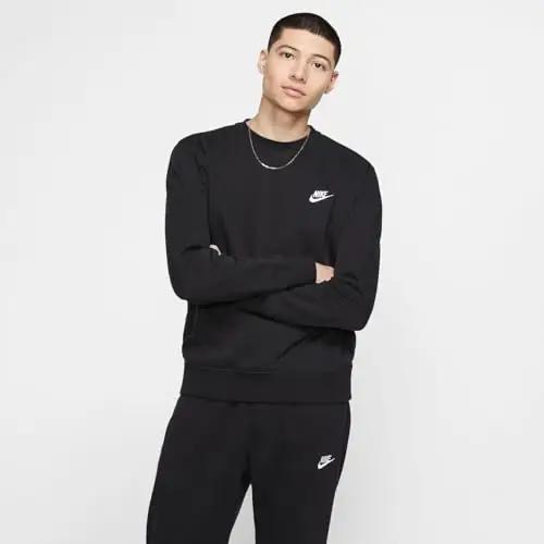 NIKE pehme puuvillane pika varrukaga t‑särk kui kingitus – detailne vaade