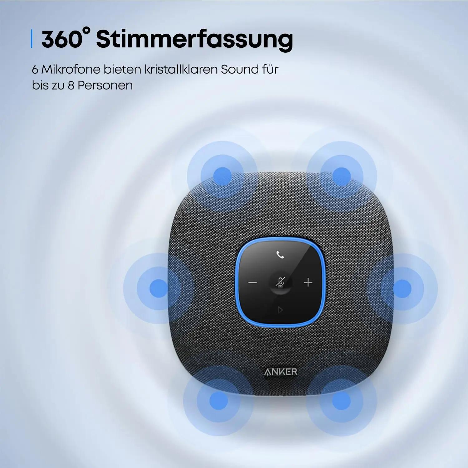Anker PowerConf S3 konverentsikõlar – selge heli kontorisse – detailne vaade