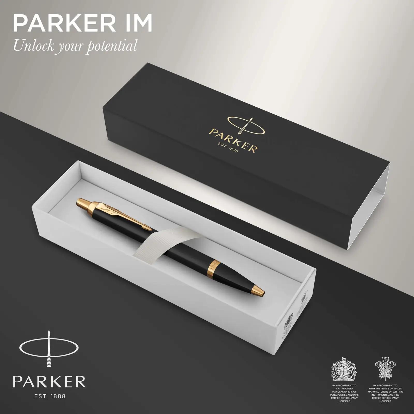 PARKER elegantne metallist pastakas tugevast lakist ja – detailne vaade