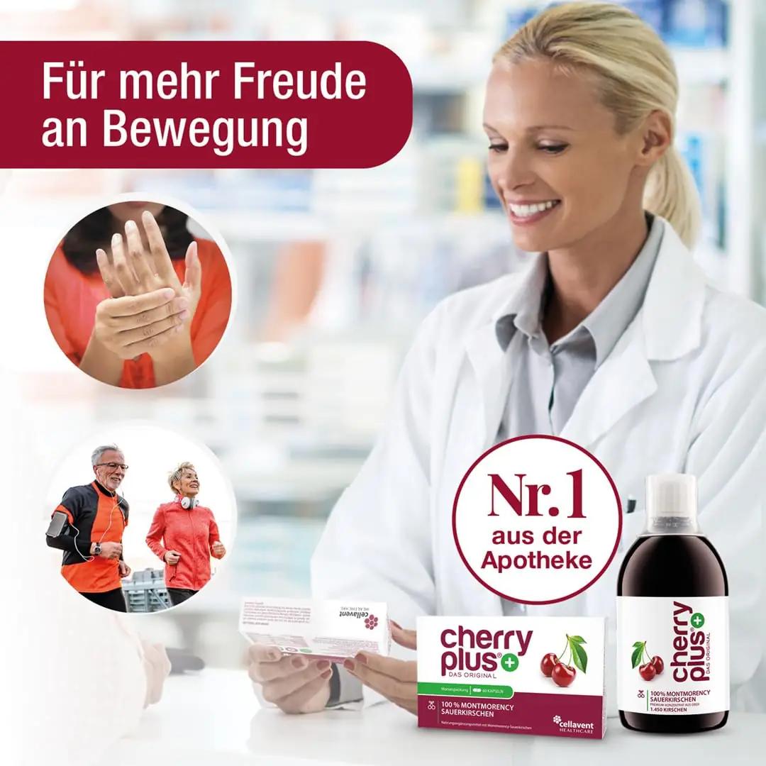 Cherry Plus-Das Original kõrge kontsentratsiooniga kirsiekstrakt – detailne vaade