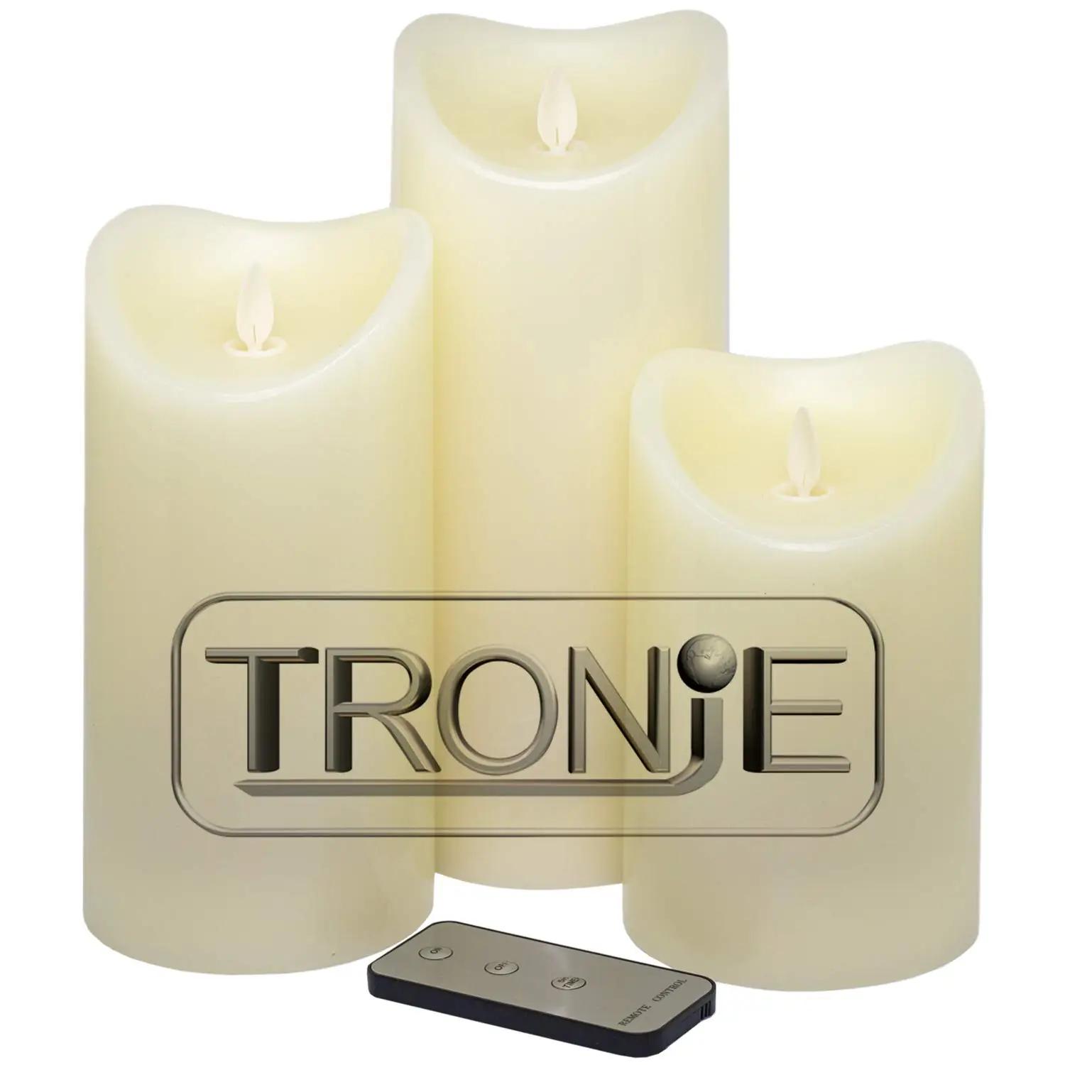 Tronje vahast LED küünlakomplekt 3-osaline – pilt 7