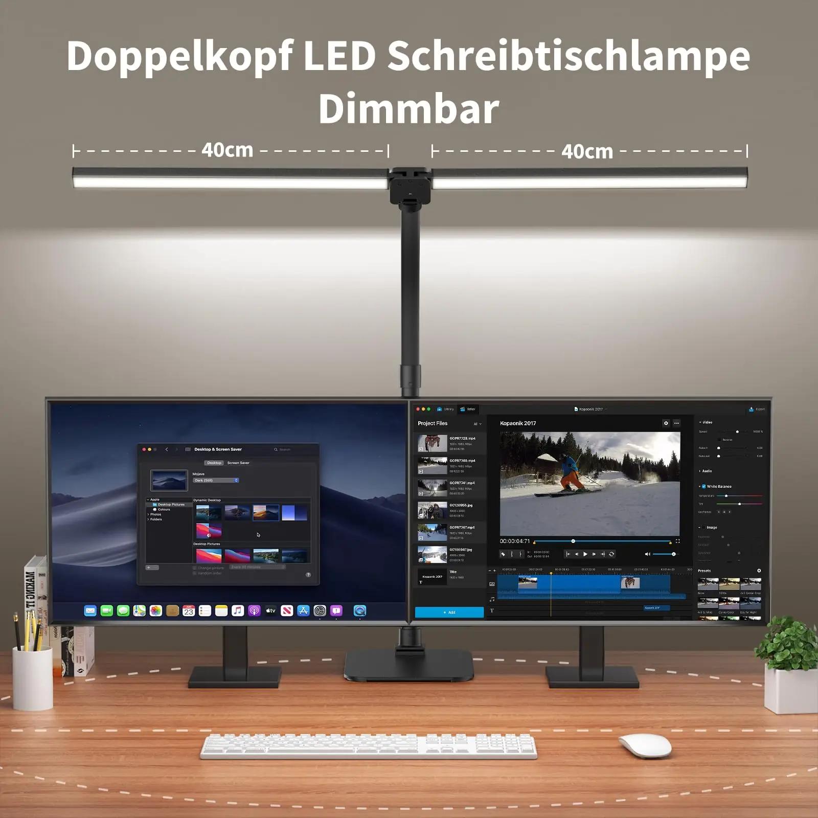 Kaulsoue modernne laualamp alumiiniumist — 5 temperatuuri – detailne vaade