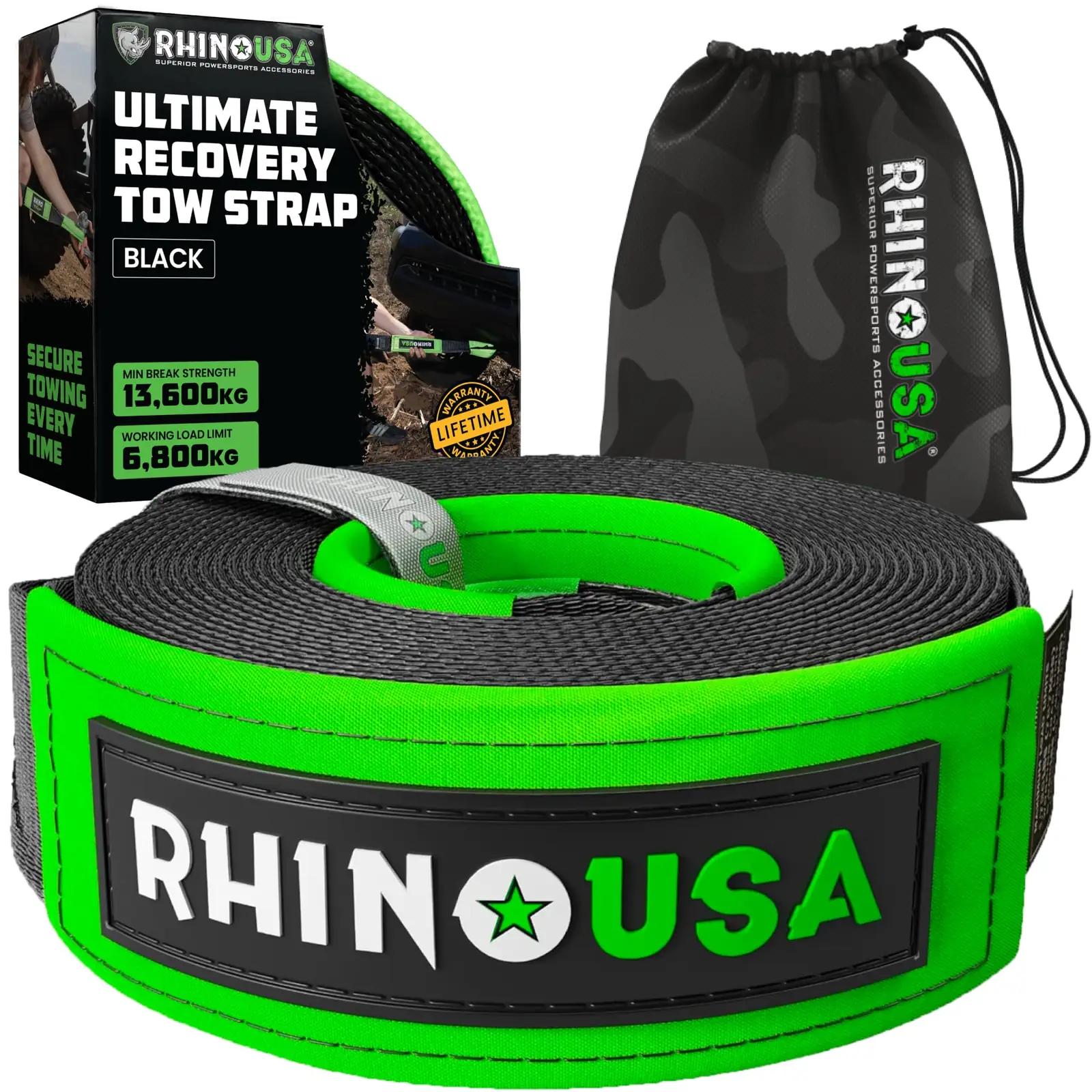 Rhino USA tugev polüester tõmbe- ja päästevöö 6,1 m