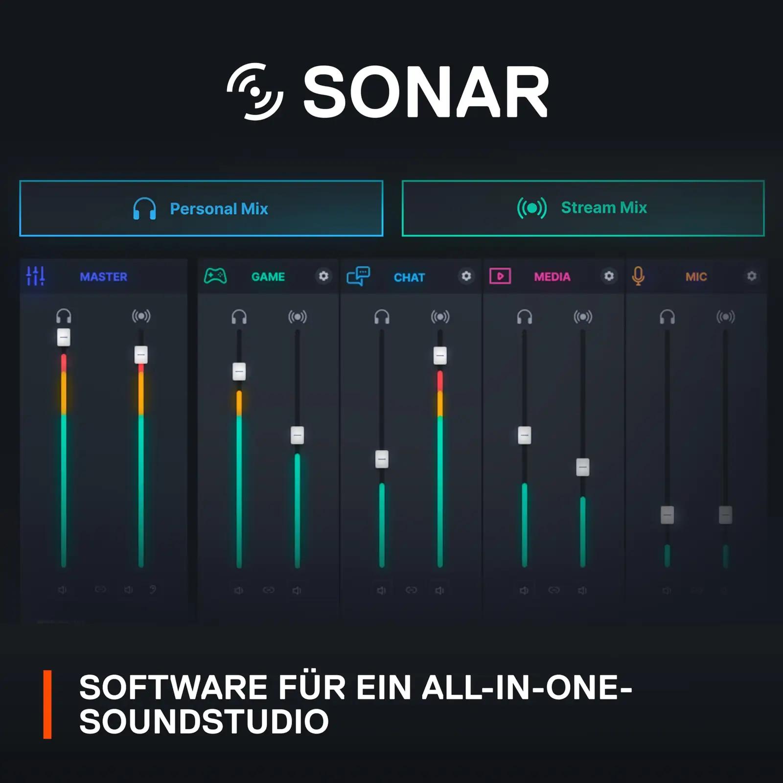 SteelSeries USB-mikrofon Alias — suur kapsel mängimiseks ja – pilt 7