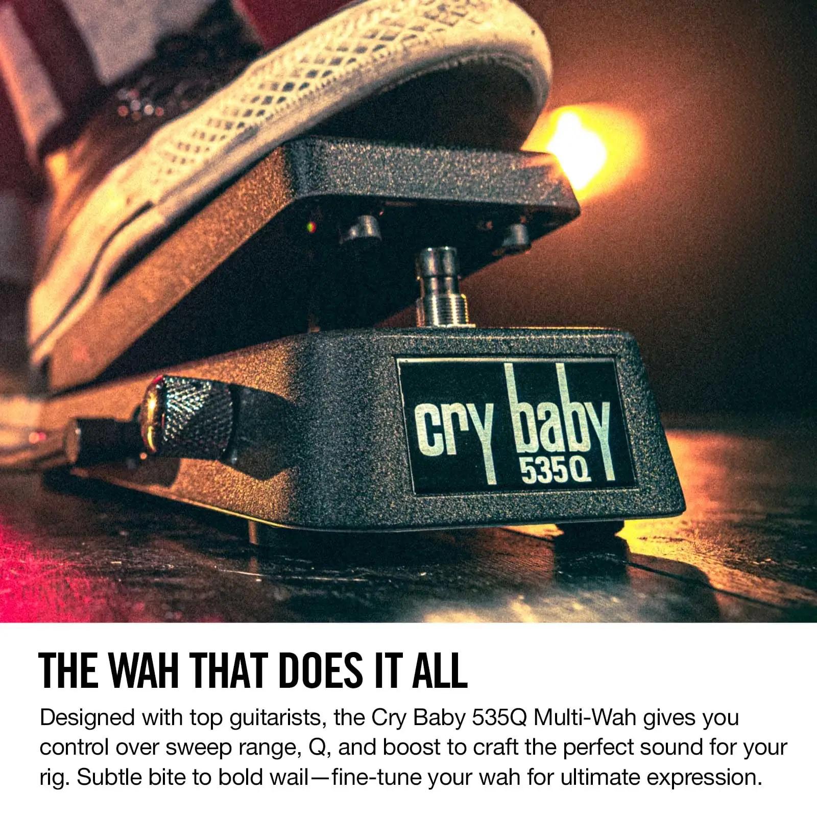 Jim Dunlop 535Q wah-wah ja filter – detailne lähivaade