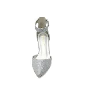 DREAM PAIRS 61006-ANNEE-SILVER GLITTER-SZ-9 pumps – detailne lähivaade