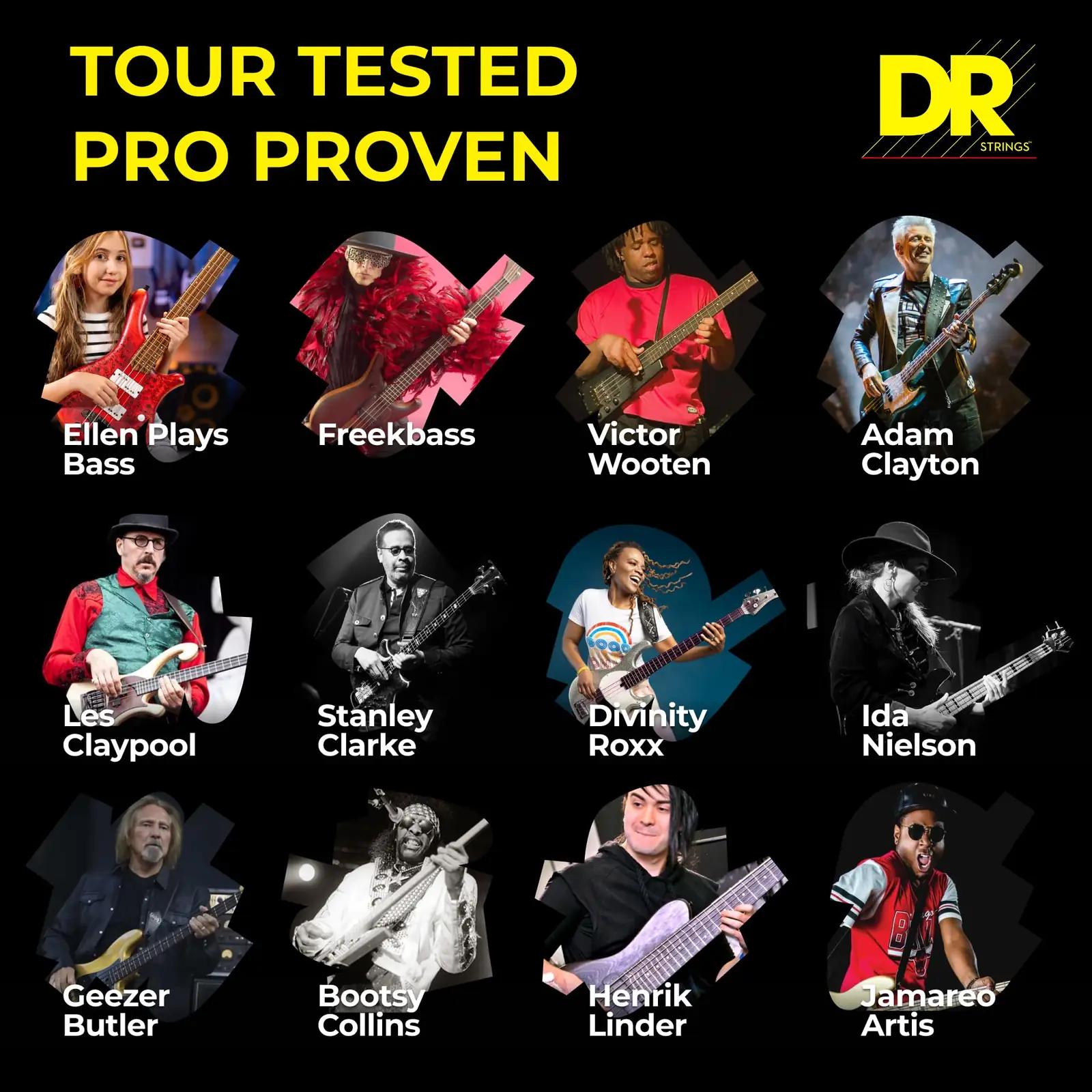 DR Strings nikeldatud terasest bassikeele komplekt – pilt 8